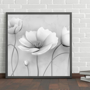 Poster - White Flowers