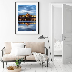 Poster - Praag bij zonsondergang (3)