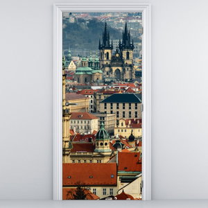 Fototapeta na dveře - Panorama Prahy
