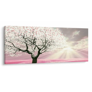 Schilderij - Boom, roos (V020058V12050)