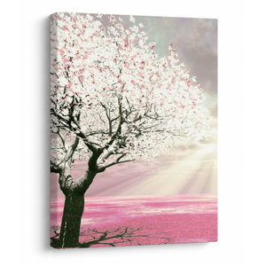 Schilderij - Boom, roos (V020058V3040)