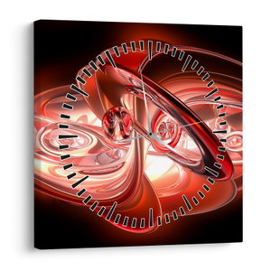 Kép - piros formák (órával) (V020064V3030C)