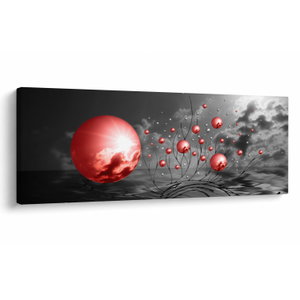 Schilderij - Rode ballen (V020107V10040)