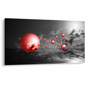 Schilderij - Rode ballen (V020107V12070)