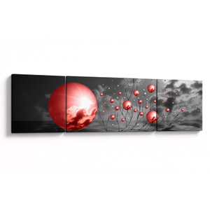 Schilderij - Rode ballen (V020107V17050)