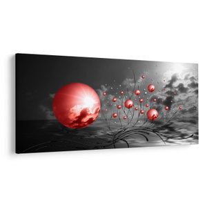 Schilderij - Rode ballen (V020107V200100)