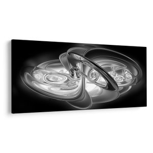 Schilderij - Moderne grijze abstractie (V020118V200100)
