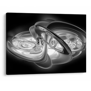 Schilderij - Moderne grijze abstractie (V020118V7050)