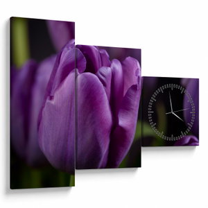 Tulipán vírág képe (órával) (V020215V9070C)
