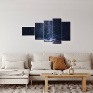 Schilderij - Sterrenhemel (3)