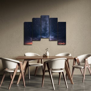 Schilderij - Sterrenhemel (2)