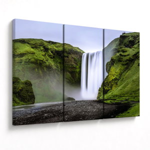 Leinwandbild von Wasserfällen