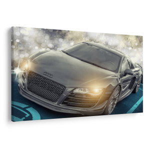Obraz auta Audi - šedé