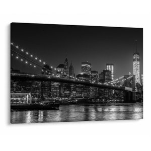 Schilderij - Brooklyn brug in New York (V020940V10070)