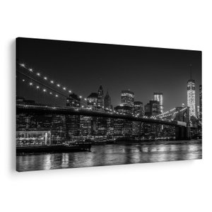 Schilderij - Brooklyn brug in New York (V020940V12080)