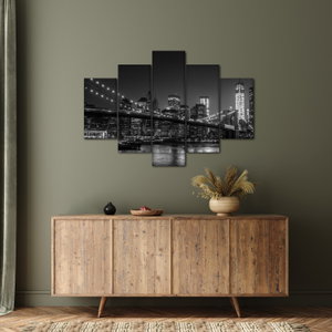 Schilderij - Brooklyn brug in New York (2)