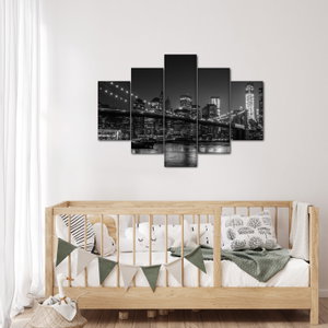 Schilderij - Brooklyn brug in New York (4)