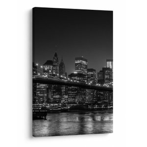 Schilderij - Brooklyn brug in New York (V020940V6090)