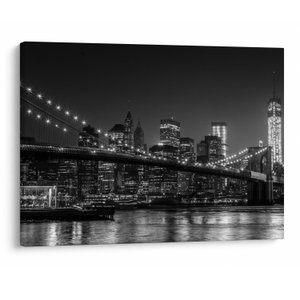 Schilderij - Brooklyn brug in New York (V020940V7050)
