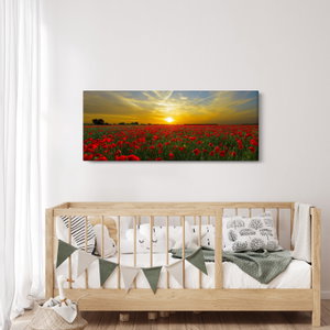 Schilderij - Klaprozenveld (4)