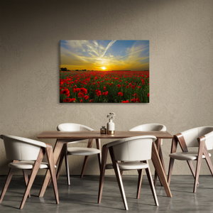Schilderij - Klaprozenveld (4)