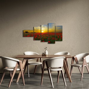 Schilderij - Klaprozenveld (3)