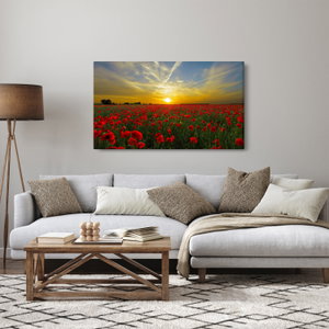 Schilderij - Klaprozenveld (2)