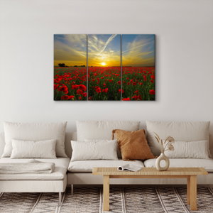 Schilderij - Klaprozenveld (4)
