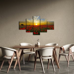 Schilderij - Klaprozenveld (2)
