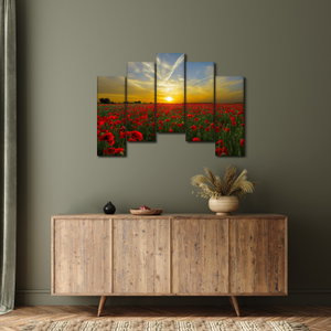 Schilderij - Klaprozenveld (4)