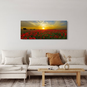 Schilderij - Klaprozenveld (4)