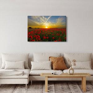Schilderij - Klaprozenveld (2)