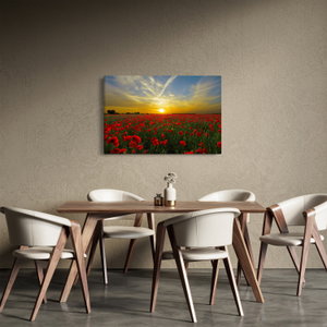 Schilderij - Klaprozenveld (4)