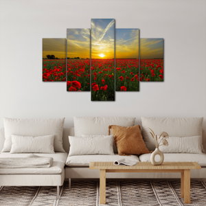 Schilderij - Klaprozenveld (2)