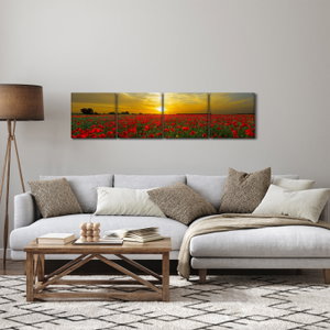 Schilderij - Klaprozenveld (3)