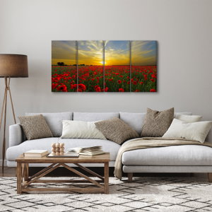 Schilderij - Klaprozenveld (2)