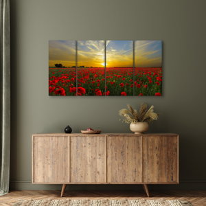 Schilderij - Klaprozenveld (4)