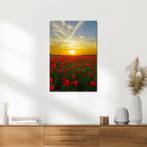 Schilderij - Klaprozenveld (3)
