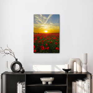 Schilderij - Klaprozenveld (4)
