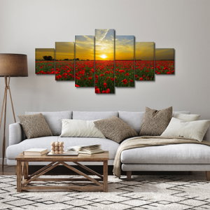Schilderij - Klaprozenveld (2)