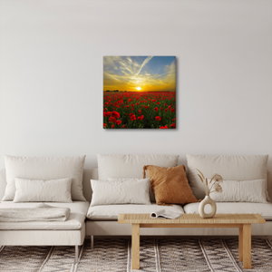 Schilderij - Klaprozenveld (3)