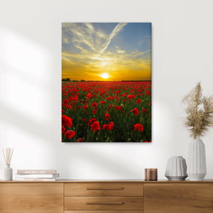 Schilderij - Klaprozenveld (3)