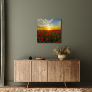 Schilderij - Klaprozenveld (2)