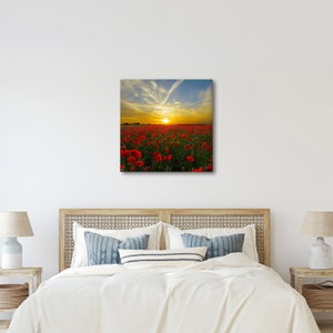 Schilderij - Klaprozenveld (3)