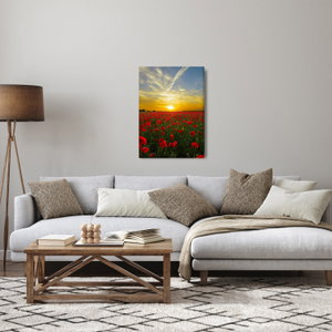 Schilderij - Klaprozenveld (3)