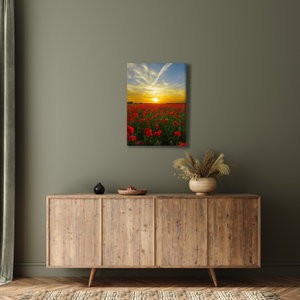 Schilderij - Klaprozenveld (4)