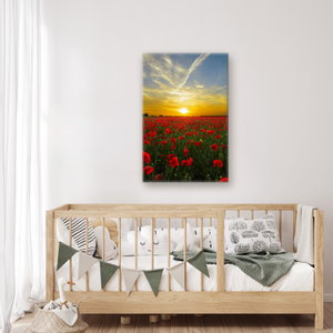 Schilderij - Klaprozenveld (3)