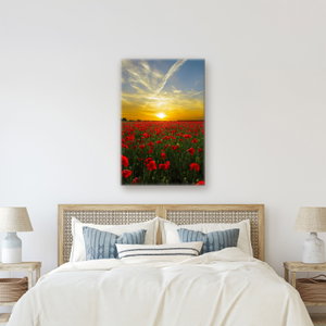 Schilderij - Klaprozenveld (4)