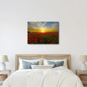 Schilderij - Klaprozenveld (2)