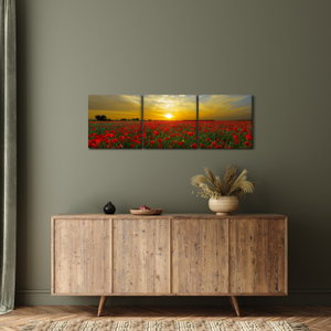 Schilderij - Klaprozenveld (3)
